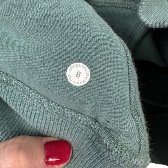 LULULEMON Scuba Pullover *Wash in Washed Tidewater Teal Hoodie Green 8 W3CODS - Picture 7 of 13